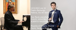 Duo flauto-pianoforte Serafini-Magagni 13-3-2022