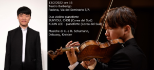 Duo violino-pianoforte Sunyoul Choi - Kijun Lee 13-2-2022